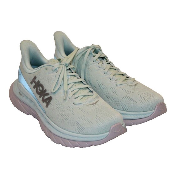 NIB Hoka One One Women's Mach 4 Running Sneakers BGCS NIB GREEN PURPLE SZ 10 - Picture 2 of 6